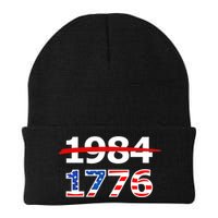 Resist 1984 and Return to 1776 Patriotic American Design Beanie
