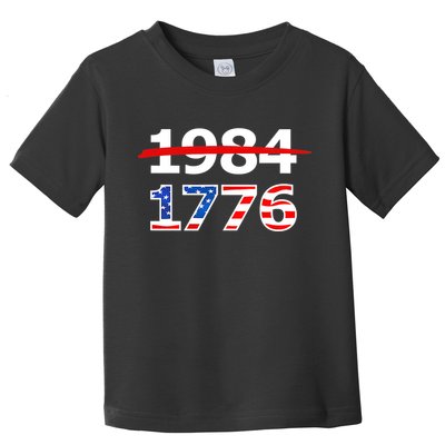 Resist 1984 and Return to 1776 Patriotic American Design Toddler T-Shirt
