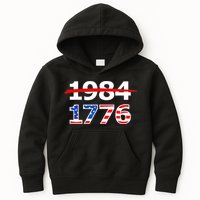 Resist 1984 and Return to 1776 Patriotic American Design Kids Hoodie