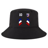 Retro 10 American Football USA Soccer Flag Cool Comfort Performance Bucket Hat