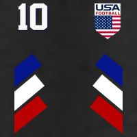 Retro 10 American Football USA Soccer Flag Cool Comfort Performance Bucket Hat