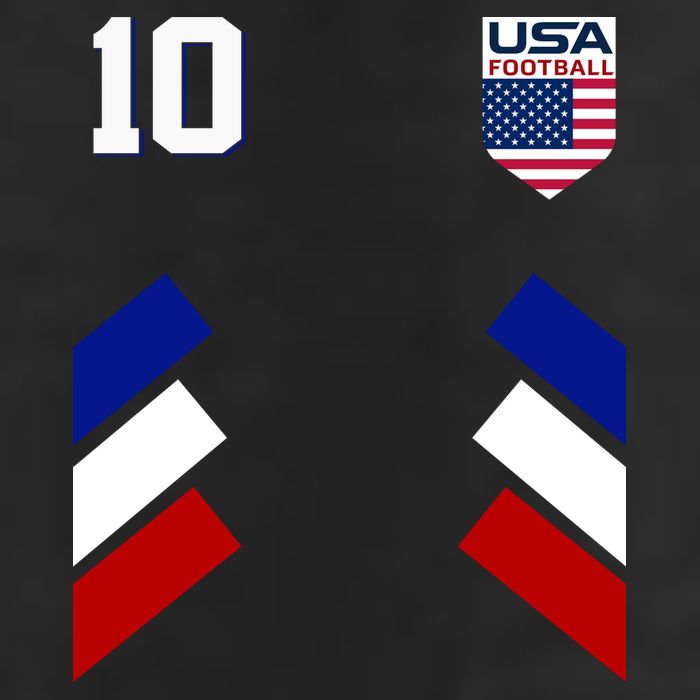 Retro 10 American Football USA Soccer Flag Adult Drive Performance Visor