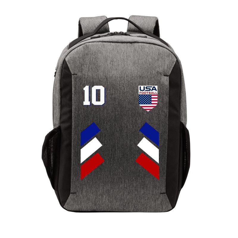 Retro 10 American Football USA Soccer Flag Vector Backpack