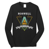 Roswell 1947 Alien Vintage Style Ufo Area 51 Long Sleeve Shirt