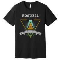 Roswell 1947 Alien Vintage Style Ufo Area 51 Premium T-Shirt