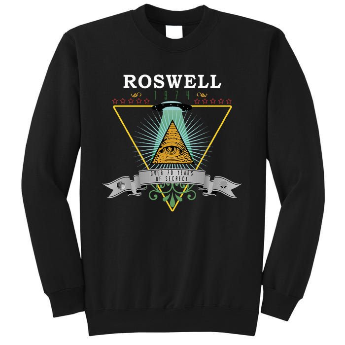 Roswell 1947 Alien Vintage Style Ufo Area 51 Tall Sweatshirt