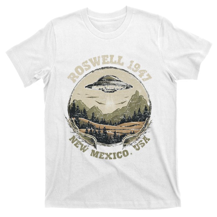 Roswell 1947 Abduction New Mexico Ufo Vintage Alien Hunter T-Shirt