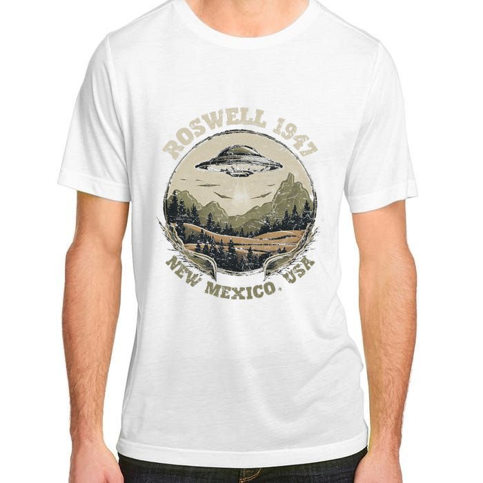 Roswell 1947 Abduction New Mexico Ufo Vintage Alien Hunter Adult ChromaSoft Performance T-Shirt