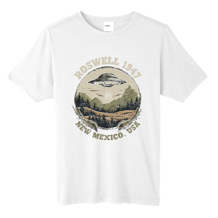 Roswell 1947 Abduction New Mexico Ufo Vintage Alien Hunter Tall Fusion ChromaSoft Performance T-Shirt