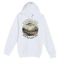 Roswell 1947 Abduction New Mexico Ufo Vintage Alien Hunter Premium Pullover Hoodie