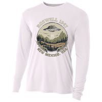 Roswell 1947 Abduction New Mexico Ufo Vintage Alien Hunter Cooling Performance Long Sleeve Crew