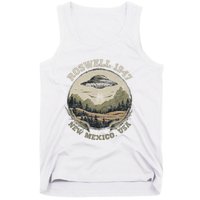 Roswell 1947 Abduction New Mexico Ufo Vintage Alien Hunter Tank Top