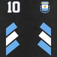 Retro 10 Argentina Jersey Argentinian Soccer Flag Adult Drive Performance Visor