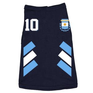 Retro 10 Argentina Jersey Argentinian Soccer Flag Doggie Tank