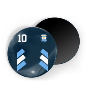 Retro 10 Argentina Jersey Argentinian Soccer Flag Magnet