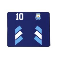 Retro 10 Argentina Jersey Argentinian Soccer Flag Mousepad