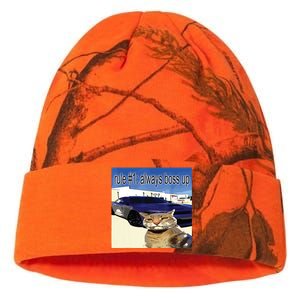 Rule 1 Always Boss Up Funny Cat Oddly Specific Dank Meme Kati Licensed 12" Camo Beanie