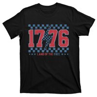 Retro 1776 America 4th Of July Usa Flag Fourth Of July T-Shirt