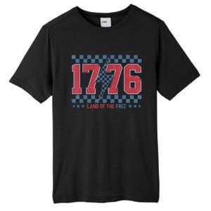 Retro 1776 America 4th Of July Usa Flag Fourth Of July Tall Fusion ChromaSoft Performance T-Shirt