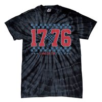 Retro 1776 America 4th Of July Usa Flag Fourth Of July Tie-Dye T-Shirt