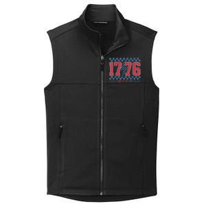 Retro 1776 America 4th Of July Usa Flag Fourth Of July Collective Smooth Fleece Vest