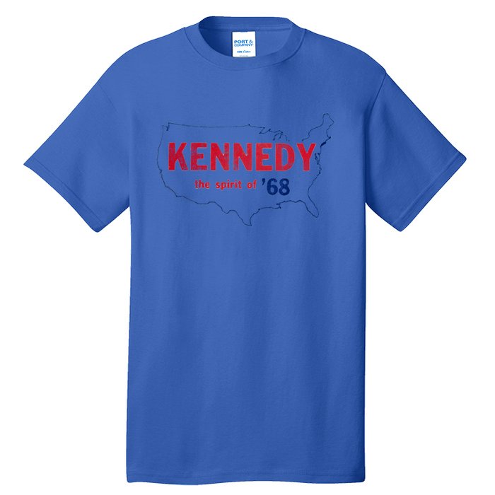 Retro 1968 Bobby Kennedy Gift Rfk Robert Kennedy Gift Tall T-Shirt