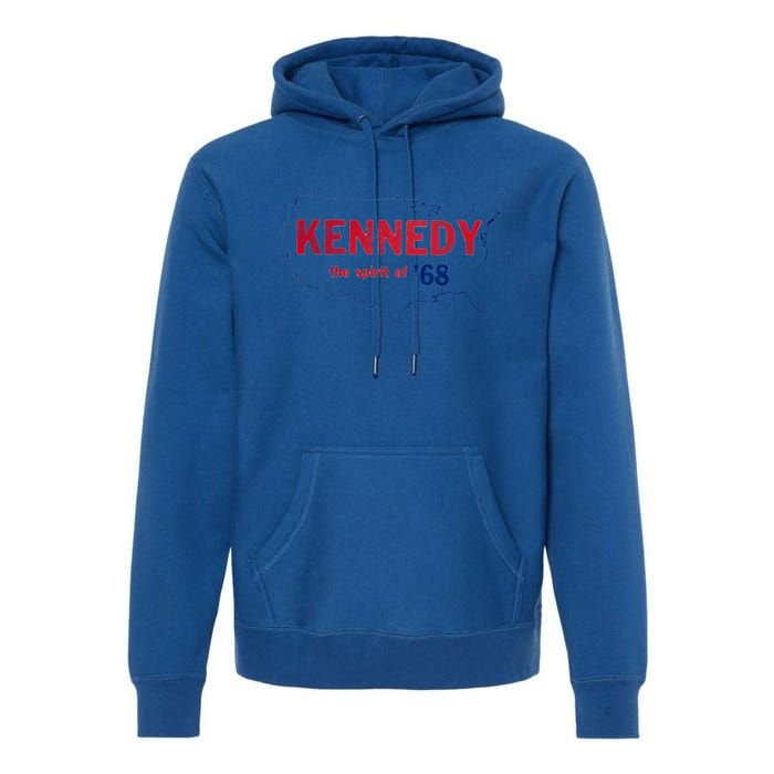 Retro 1968 Bobby Kennedy Gift Rfk Robert Kennedy Gift Premium Hoodie