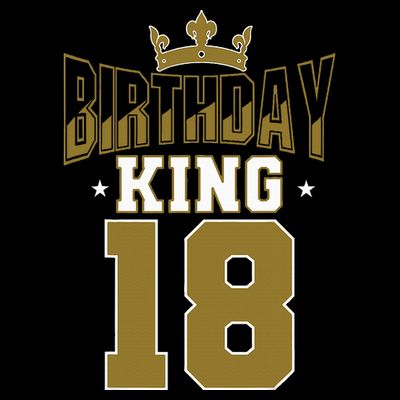 Royal 18th Birthday Celebration King's Party Theme T-Shirt