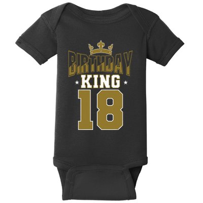 Royal 18th Birthday Celebration King's Party Theme Baby Bodysuit