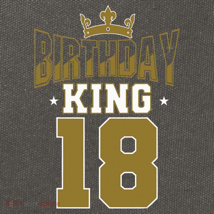 Royal 18th Birthday Celebration King's Party Theme Cotton Canvas Backpack