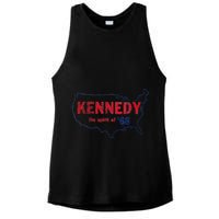 Retro 1968 Bobby Kennedy Rfk Robert Kennedy Ladies PosiCharge Tri-Blend Wicking Tank
