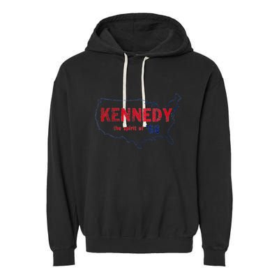 Retro 1968 Bobby Kennedy Rfk Robert Kennedy Garment-Dyed Fleece Hoodie