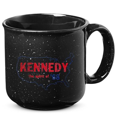 Retro 1968 Bobby Kennedy Rfk Robert Kennedy 15oz Campfire Ceramic Mug