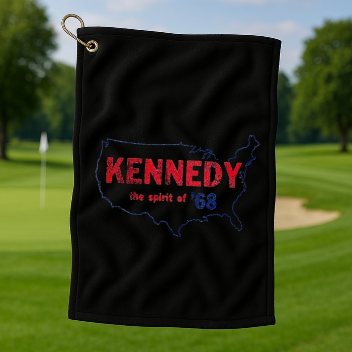 Retro 1968 Bobby Kennedy Rfk Robert Kennedy Golf Towel