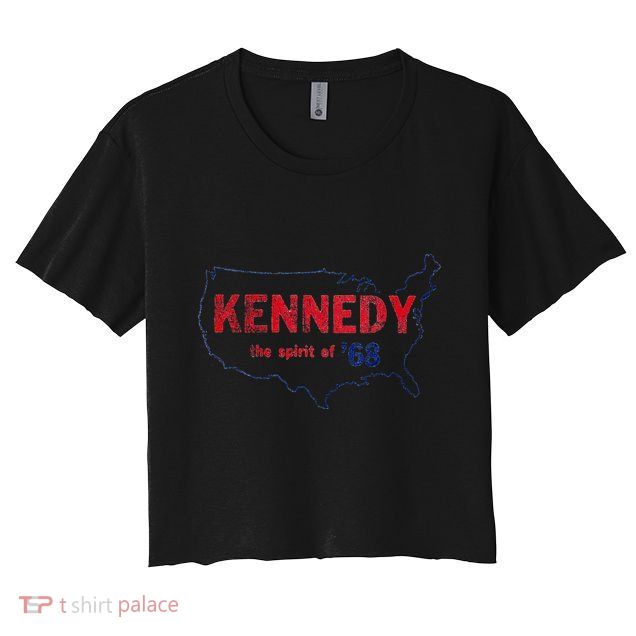Retro 1968 Bobby Kennedy Rfk Robert Kennedy Crop Top