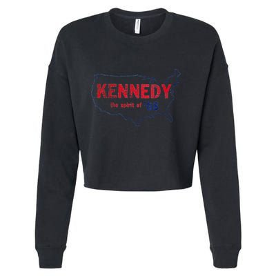 Retro 1968 Bobby Kennedy Rfk Robert Kennedy Cropped Pullover Crew