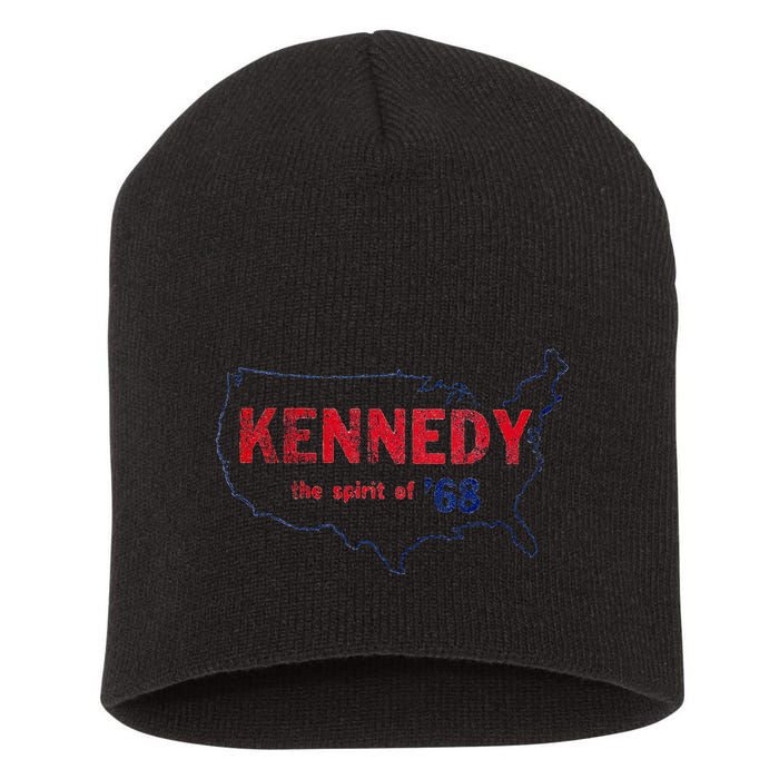 Retro 1968 Bobby Kennedy Rfk Robert Kennedy Short Acrylic Beanie