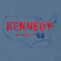Retro 1968 Bobby Kennedy Rfk Robert Kennedy Garment-Dyed Sweatshirt