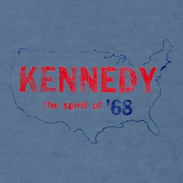 Retro 1968 Bobby Kennedy Rfk Robert Kennedy Garment-Dyed Sweatshirt