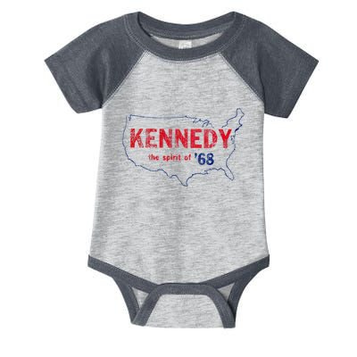 Retro 1968 Bobby Kennedy Rfk Robert Kennedy Infant Baby Jersey Bodysuit