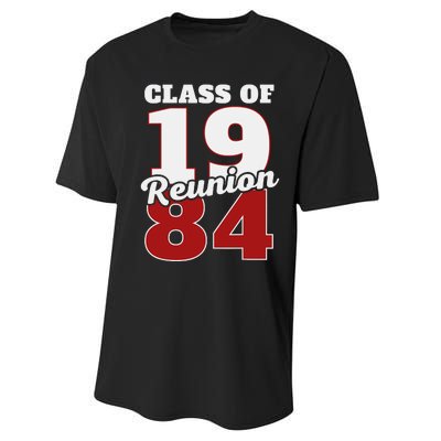 Reunion 1984 Class Of 1984 Reunion 84 Graduation 1984 Performance Sprint T-Shirt