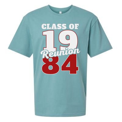 Reunion 1984 Class Of 1984 Reunion 84 Graduation 1984 Sueded Cloud Jersey T-Shirt