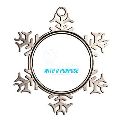 Retro 1 Corinthians 924 26 Run With A Purpose Metallic Star Ornament