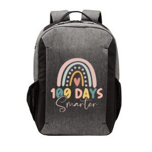 Rainbow 100 Days Smarter Teacher Student 100th Day Of School Gift Vector Backpack