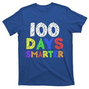 Retro 100 Days Of School 100 Days Smarter Brighter Meaningful Gift T-Shirt