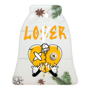 Retro 13 Del Sol Tee Loser Lover Drip Del Sol 13s Ceramic Bell Ornament