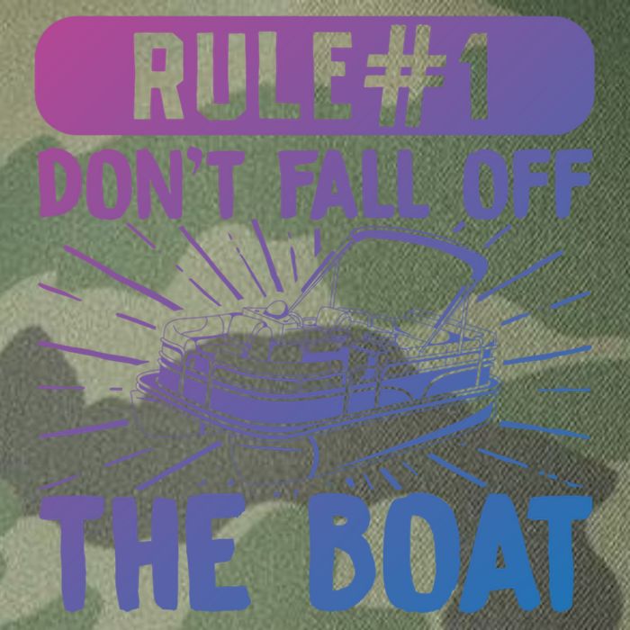 Rule 1 Don’T Fall Off The Boat Boating Sailing Boat Owner Gift Legacy Tie Dye Trucker Hat