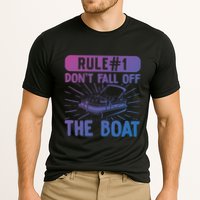 Rule 1 Don’T Fall Off The Boat Boating Sailing Boat Owner Gift Performance Shirt