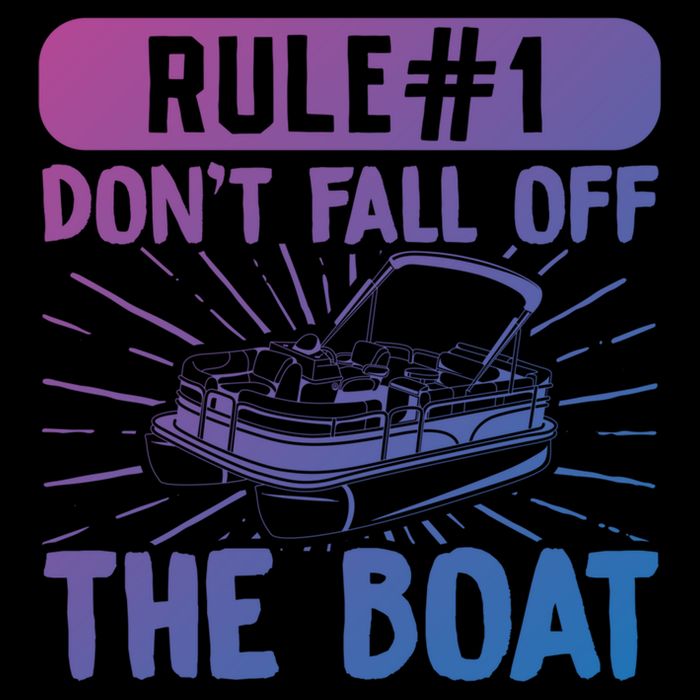 Rule 1 Don’T Fall Off The Boat Boating Sailing Boat Owner Gift Impact Tech Backpack