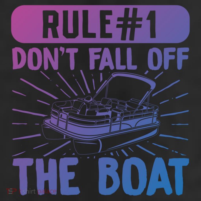 Rule 1 Don’T Fall Off The Boat Boating Sailing Boat Owner Gift 25L Jumbo Tote